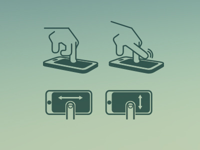 Smarphone actions design hands icon illustration iphone mobile movements smartphone