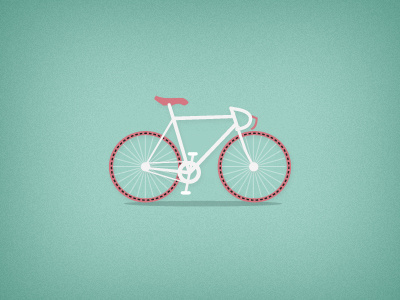 Manuelita Bike bicycle bike biker ckrauss design elkaniho flat icon illustration races street wheels