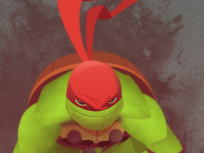 RAPHAEL IS COOL BUT RUDE character design donatello elkaniho illustration leonardo michaelangelo ninja raph raphael tmnt turtle