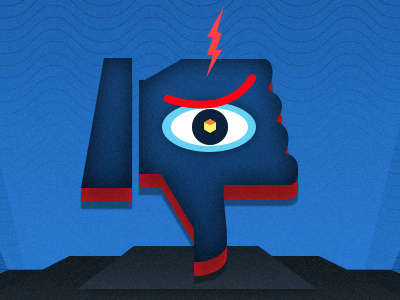 THE ART OF FAIL ON PREDICTIONS ckrauss design elkaniho eye guru hand icon illustration like prediction