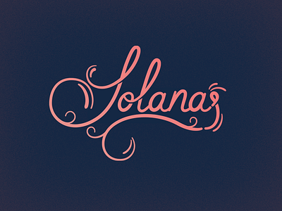 Solanas lettering classy handmade handwritting lettering logo logotype vintage