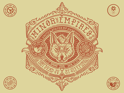 Minor Empires Tour Tee design