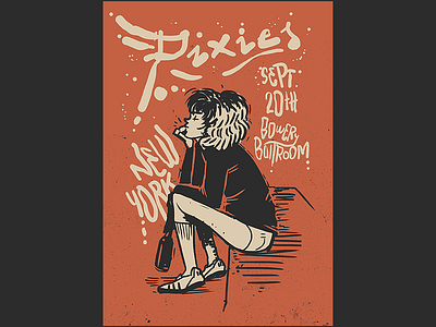 Where is my mind? bower ballroom gig new york pixies poster postpunk punk