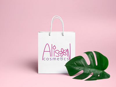 Alison Cosmetics Mockup branding design graphic design logo mock up