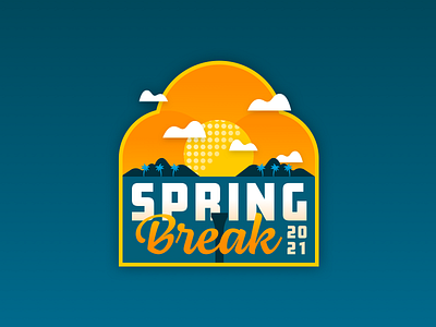 Spring Break 2021 Promotion color design illustration logo sketch spring break supreme golf taggert