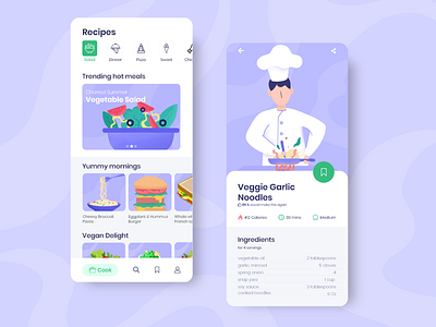 Food App Concept UI