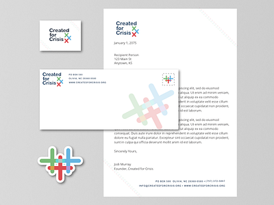 Stationary Mockup for Created for Crisis