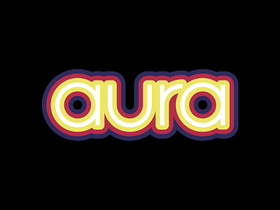 aura_logo design logo typography