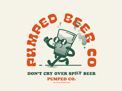 Pumped Beer Kickstarter branding drink food independent logo design restaurant small business start up street food turtle and hare visual identity