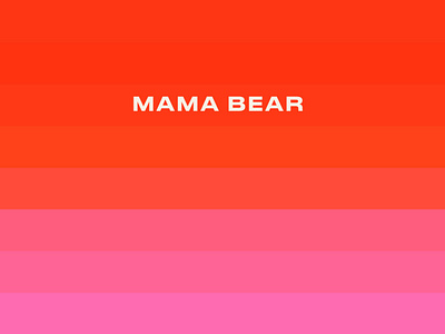 Mama Bear Logo branding food gradient independent jam logo design marmalade packaging restaurant small business start up turtle and hare visual identity