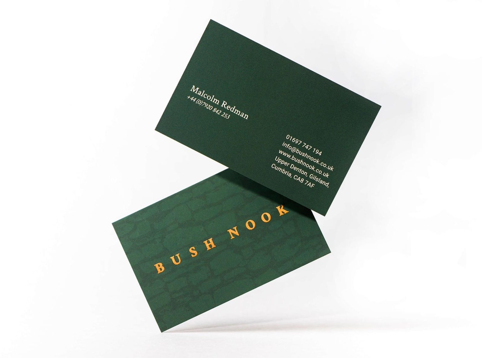 Bush Nook Guesthouse Logo Design / Business Card by Turtle and Hare on ...