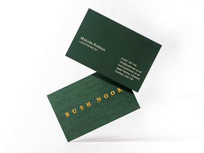 Bush Nook Guesthouse Logo Design / Business Card