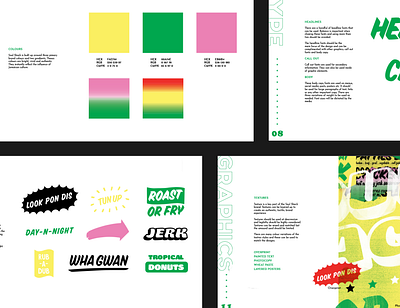 Brand guidelines - Soul Shack - Jamaican Street Food beach branding caribbean food jamaica jerk leeds logo restaurant start up street food turtle and hare typography visual identity