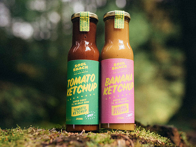 Jamaican Ketchup - Soul Shack Street Food Branding branding identity independent jerk ketchup label leeds logo packaging restaurant sauce street food turtle and hare visual identity