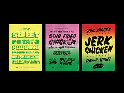 Street Food Posters branding dancehall jamaica jerk leeds logo restaurant street food turtle and hare visual identity