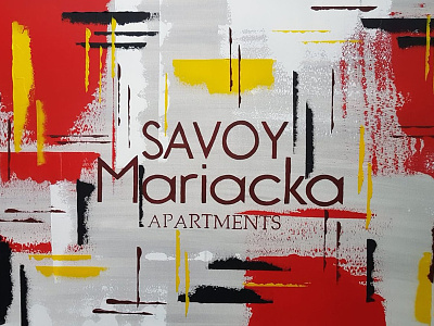 Savoy Mariacka Apartments abstract art art painting