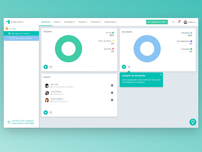 Project Management Dashboard application dashboard form modal onboarding project management ui ux web