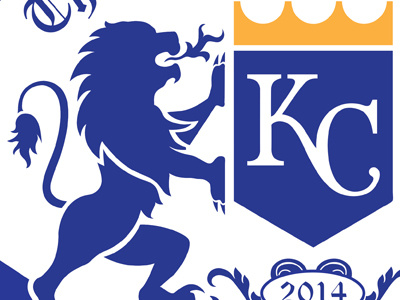 KC Royals Crest baseball bat crest crown kansas city lion missouri mlb royals symbol