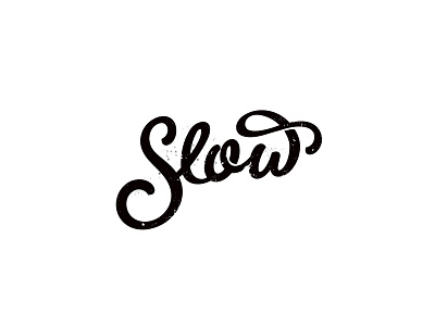 Slow typography