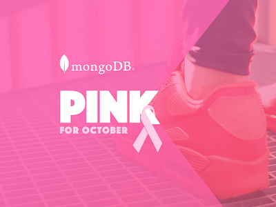 MongoDB - Breast Cancer Awareness awareness brand identity social media