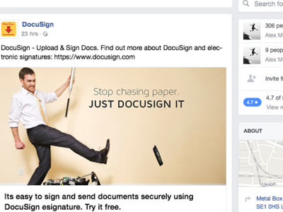 Just DocuSign It - Social Campaign