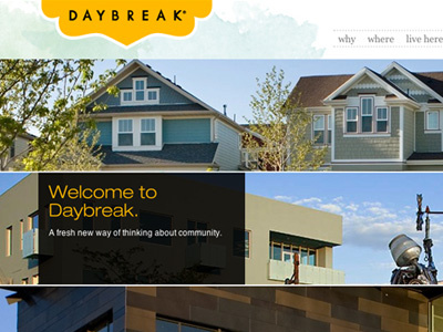 Daybreak css jquery website wordpress 3.0