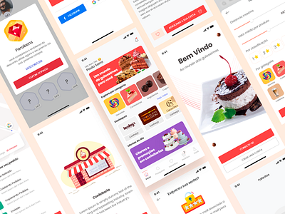 Plase Candy App app brasil candy clean design ecommerce app illustration interaction interface minimal mobile typography ui ux