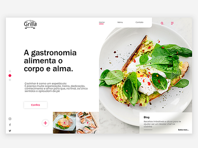 Gastronomia adobexd app art clean design flat icon minimal type typography ui ux web website