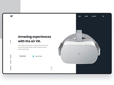 Concept website VR