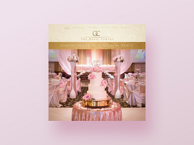 Pink Luxury Weddings WordPress Design luxury branding pink uxui wordpress design