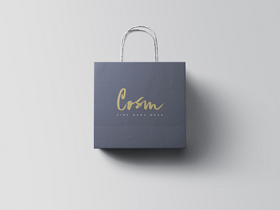 Cosm Mens Wear Shopping Bag Concept