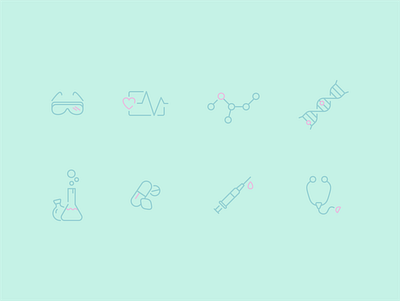 Medical Icons branding icons lennart medical minimalistic