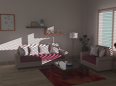 Drawing room arnold render design lights maya texture