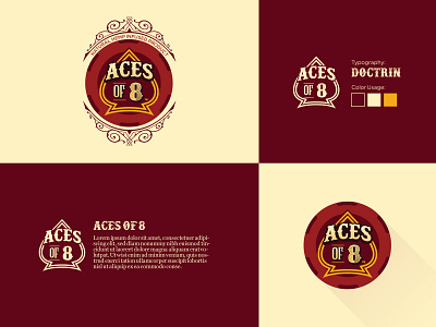 Aces of 8: Brand Elements branding cannabis cannabis logo design graphic design illustration logo logodesign oklahoma oklahoma city oklahoma city thunder packaging ui