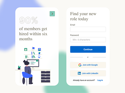 Job Search App Onboarding