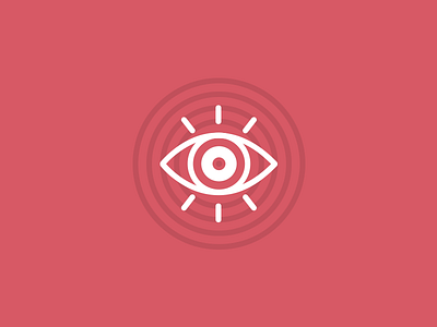 Eye Icon w/ Grid design eye grid icon identity illustration vector