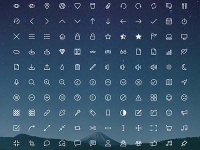 Rivolicons Free v.1.0 clean flat font font icon free icon icon font icon set line icon svg vector