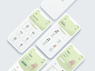 Furniture e-commerce Mobile App Design