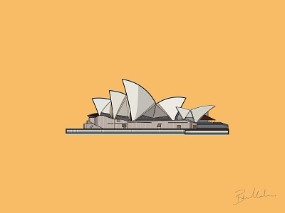 Sydney Opera House design graphic house illustration illustrator music opera photoshop sydney