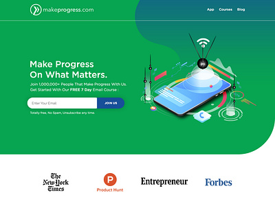 Make Progress - Web Page Design