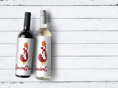 Wine Bottle  Mockup Design