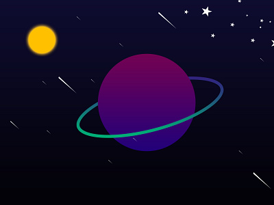 Space Background design illustration illustrator