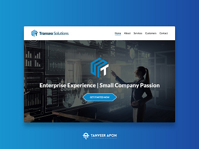 Technology Company Website Design awesome business clean ui company design it firm landing page design technology ui ux web design web development web page design wordpress theme design