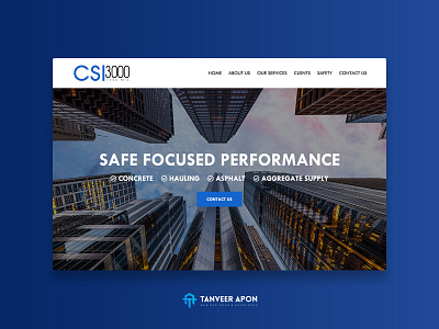 Construction Company Website Design awesome building city clean company construction design elegant eye catching landing page design london mortgage real estate ui ux web design web page design