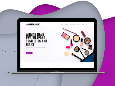 Cosmetics & Beauty - Website Design