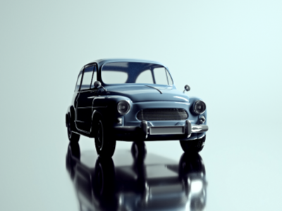 Just a blue car 3d after effects car cinema4d illustration octane render