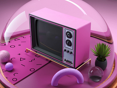 Hello Dribbble! 3d after effects animation basketball cinema 4d hello dribbble motion design motion graphics octane tv
