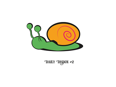 Daily Design #2 daily design illustrator snail