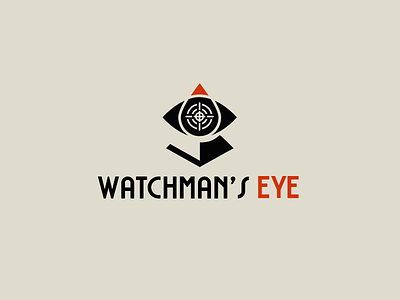 Watchman's Eye branding design illustration logo typography vector