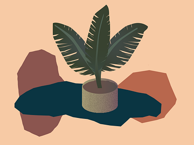 Visual Exploration 1 color theory earthtones illustration plants shapes